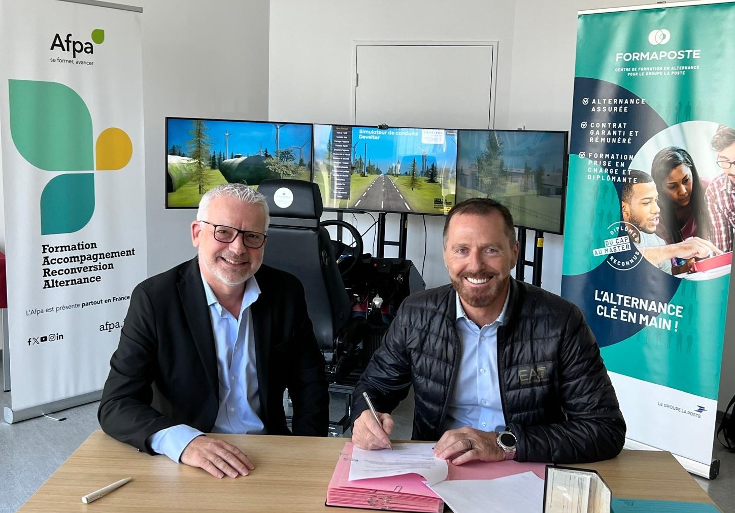 L’Afpa Nouvelle-Aquitaine et Formaposte Grand Ouest renforcent leur partenariat en dotant les formations CLVUL de nouveaux équipements pédagogiques