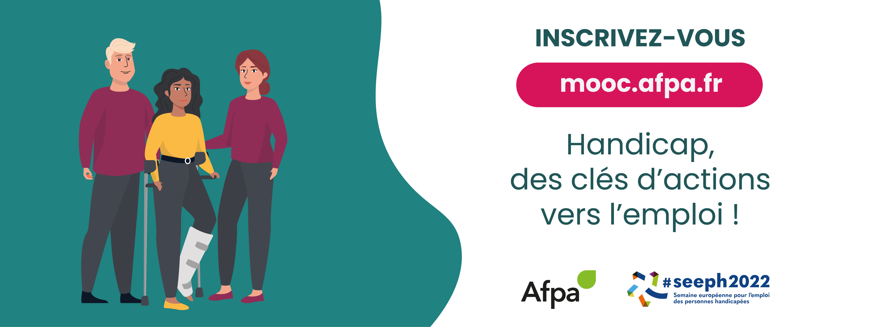 2.068 inscrits au MOOC Handicap, des clés d'actions vers l'emploi !