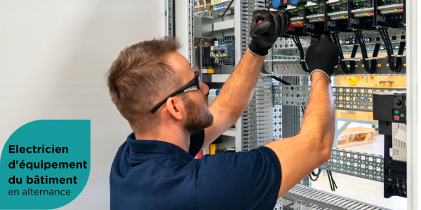 Electricien d'équipement du bâtiment en alternance à l'Afpa Bourges