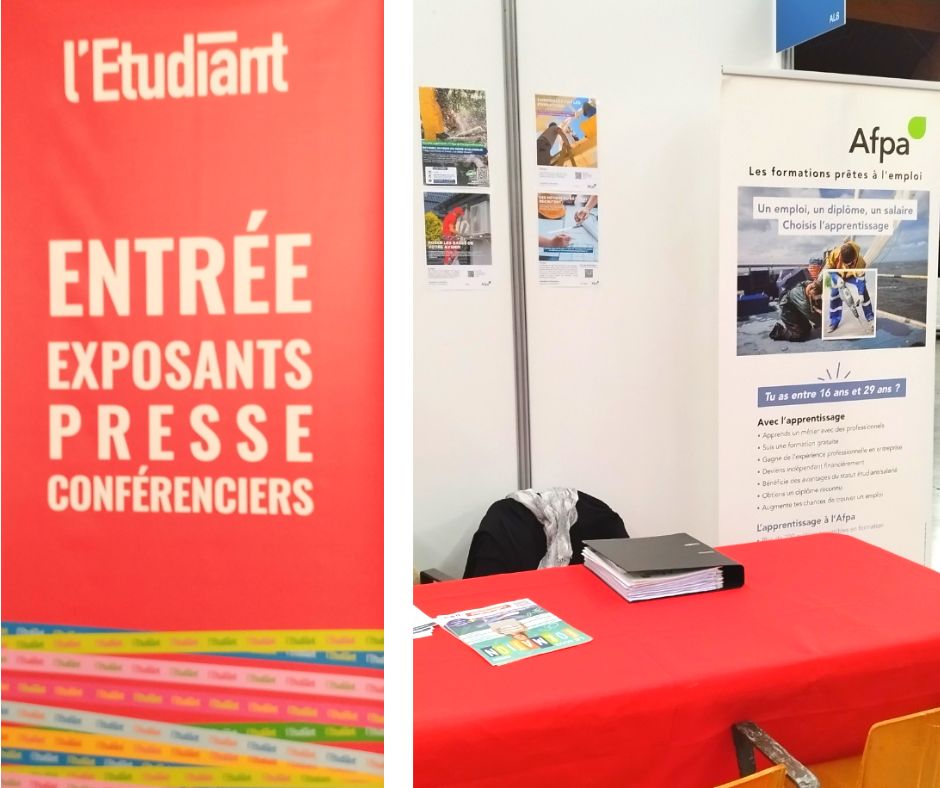 Première participation de l'Afpa au Salon de l'Étudiant en Occitanie