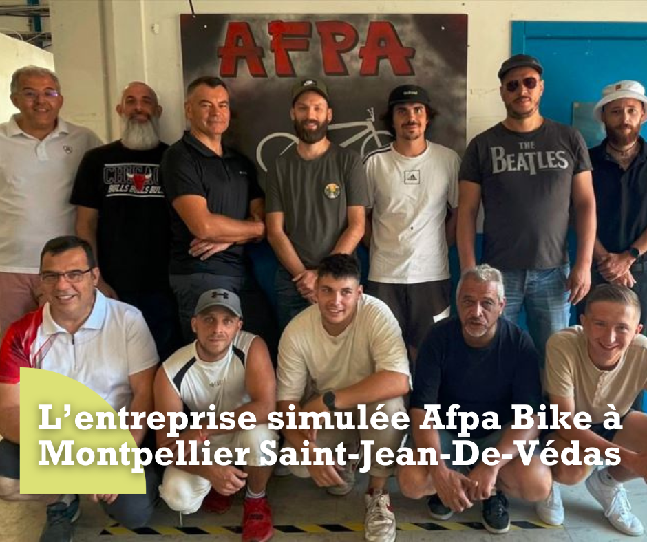 Afpa Bike : Une entreprise simulée au Service de la Mobilité Douce avec nos partenaires de l'Hérault