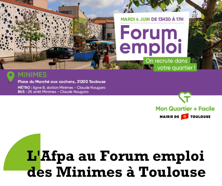 L'Afpa au Forum Emploi des Minimes à Toulouse