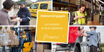 Ces métiers engagés face au Covid 19 : les métiers du transport logistique